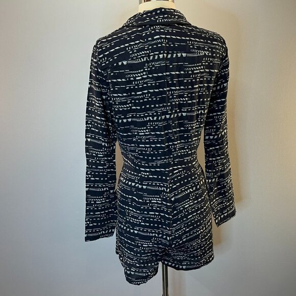 ASOS Women's Navy White Long Sleeved Romper Suit - US Size 6 - NWT - Picture 5 of 6